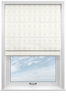 Puddle Down, Duck Stripe Dollymix - Twist&Fit Roman Blind